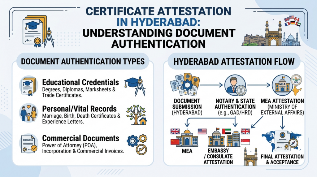 certificate attestation in hyderabad for uae