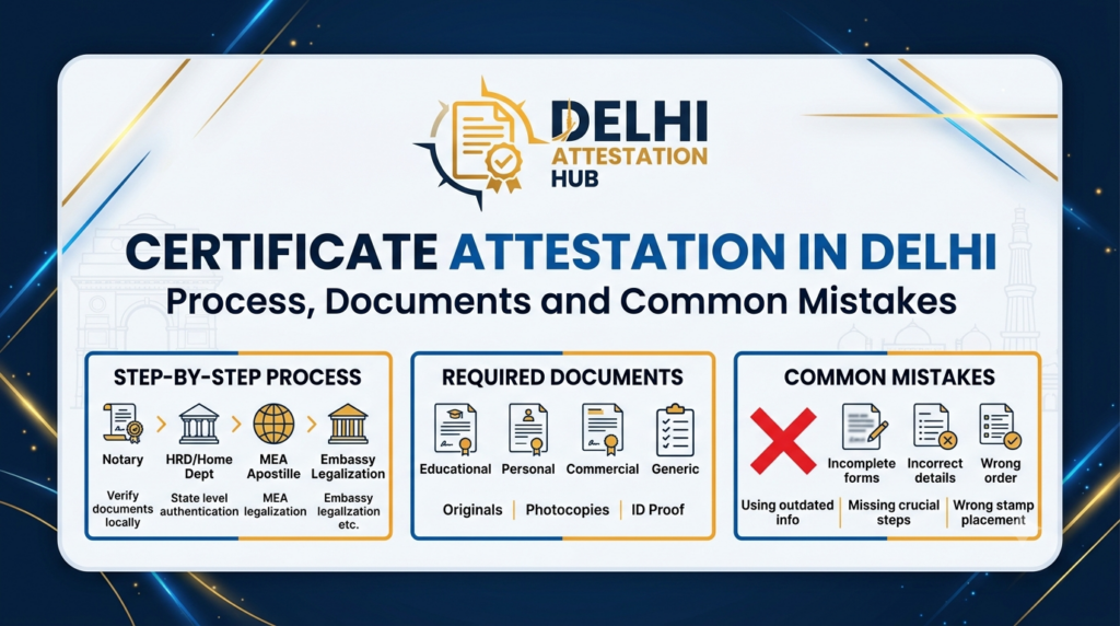 certificate attestation in delhi